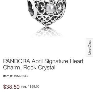 Pandora April Birthstone Charm